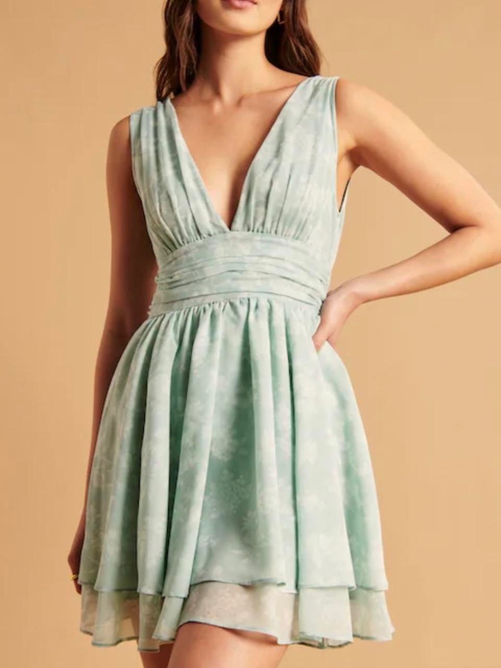 Abercrombie & Fitch "Flirty Drama" Floral Mini Dress